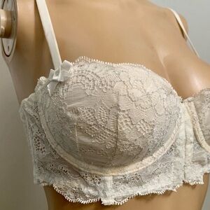 Vintage Victoria's Secret “Sexy Little Things” Cream Lace Bralette